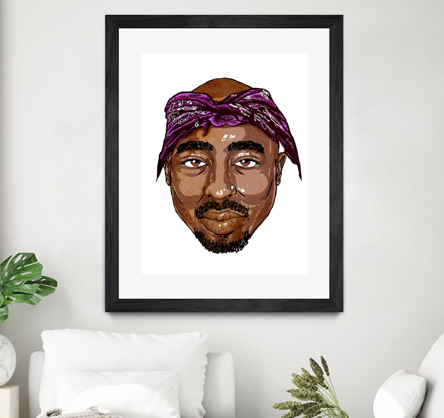 2Pac by Delano Limoen on GIANT ART - brown digital painting