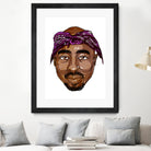 2Pac by Delano Limoen on GIANT ART - brown digital painting