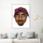 2Pac by Delano Limoen on GIANT ART - brown digital painting