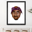 2Pac by Delano Limoen on GIANT ART - brown digital painting