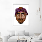 2Pac by Delano Limoen on GIANT ART - brown digital painting