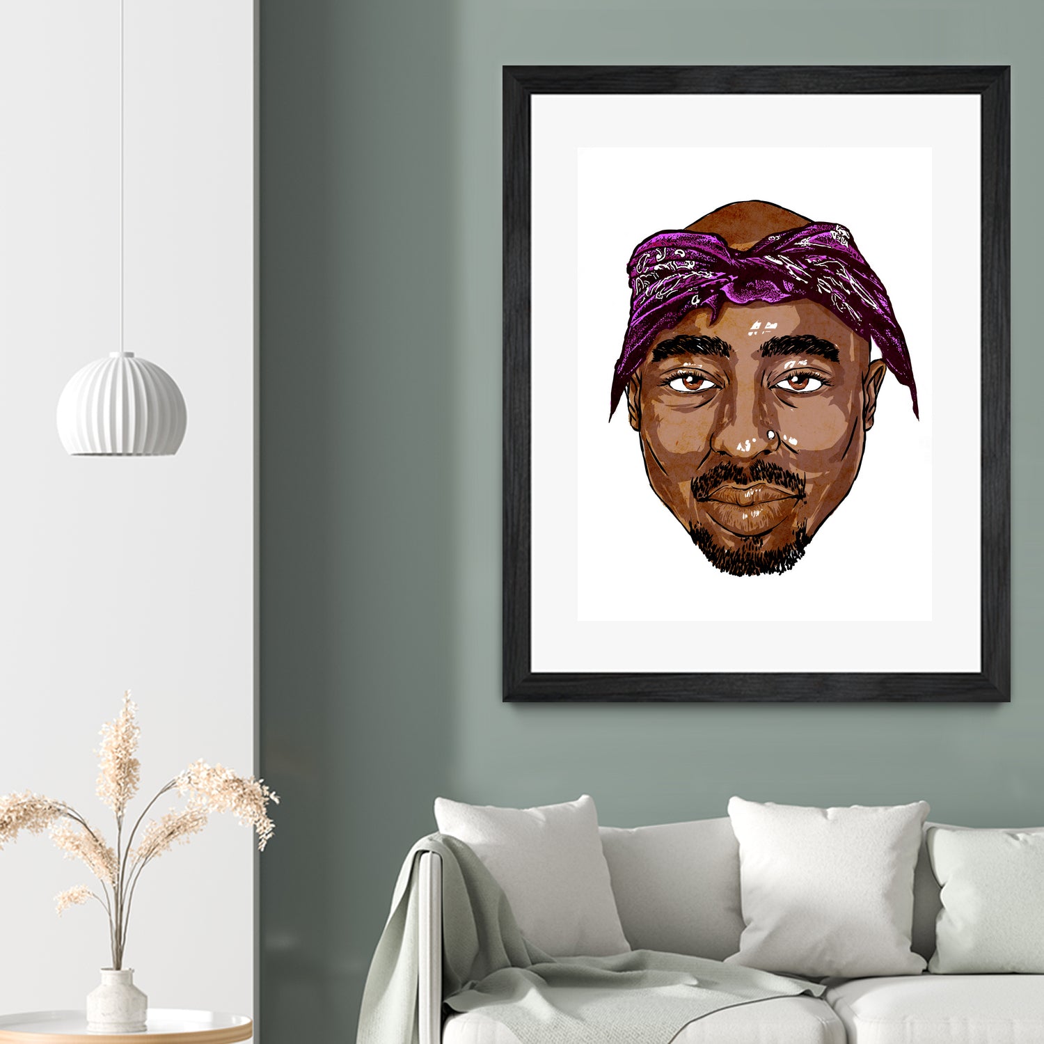 2Pac by Delano Limoen on GIANT ART - brown digital painting