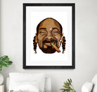 Snoop Dogg by Delano Limoen on GIANT ART - brown digital painting