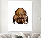 Snoop Dogg by Delano Limoen on GIANT ART - brown digital painting