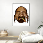 Snoop Dogg by Delano Limoen on GIANT ART - brown digital painting