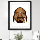 Snoop Dogg by Delano Limoen on GIANT ART - brown digital painting