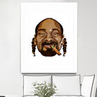 Snoop Dogg by Delano Limoen on GIANT ART - brown digital painting