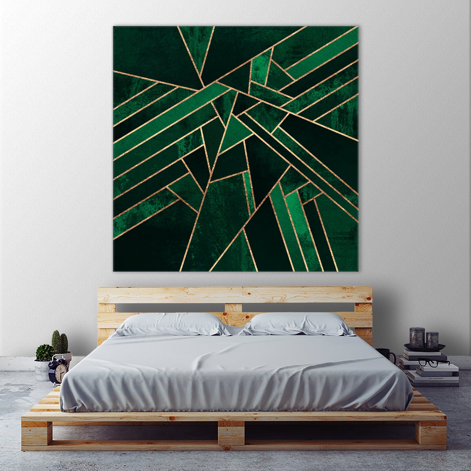 Emerald Night by Elisabeth Fredriksson on GIANT ART - green digital painting