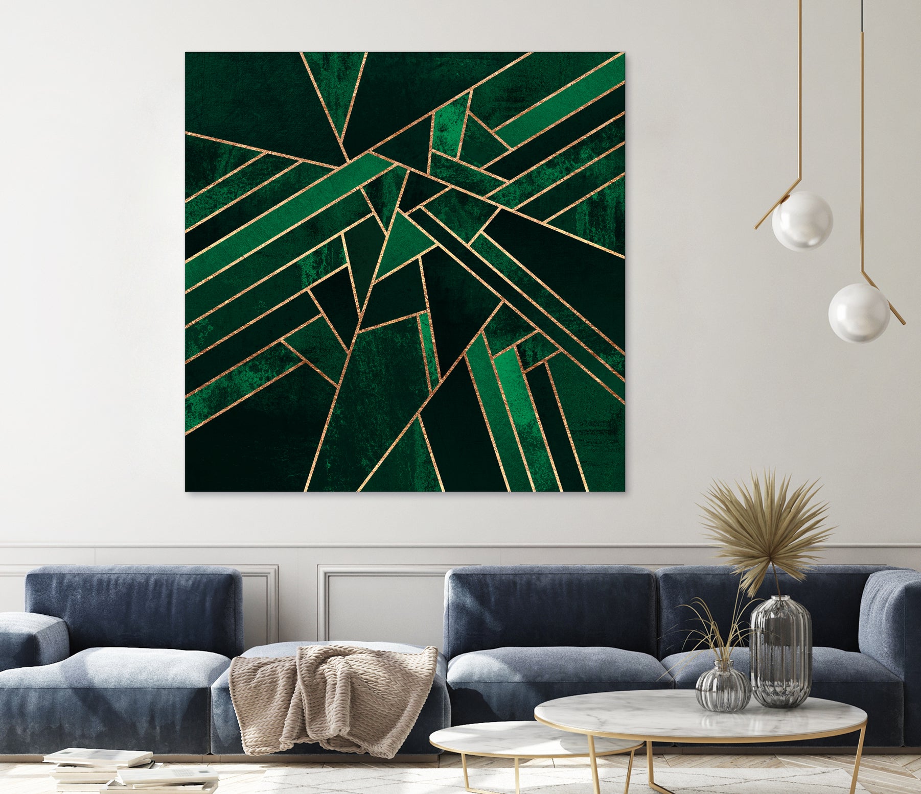 Emerald Night by Elisabeth Fredriksson on GIANT ART - green digital painting