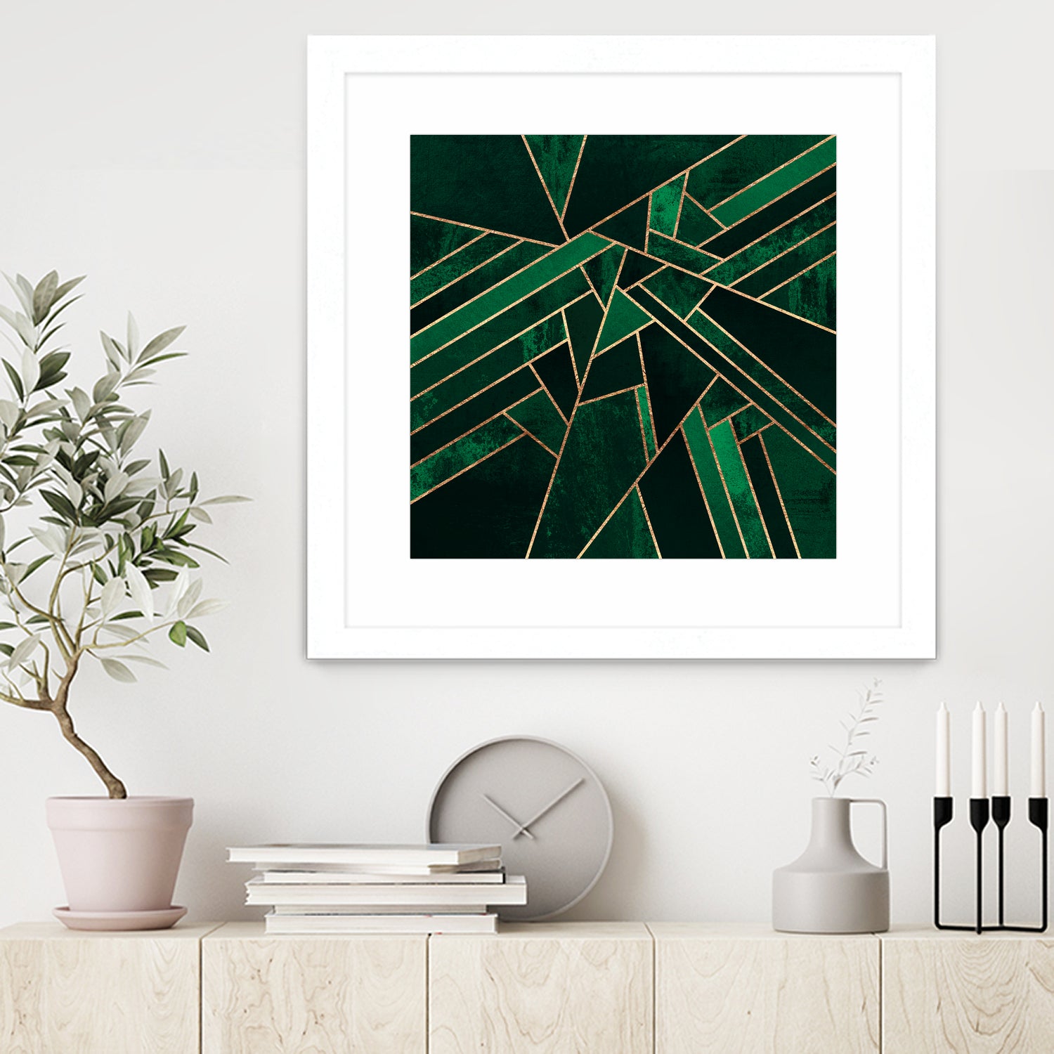 Emerald Night by Elisabeth Fredriksson on GIANT ART - green digital painting