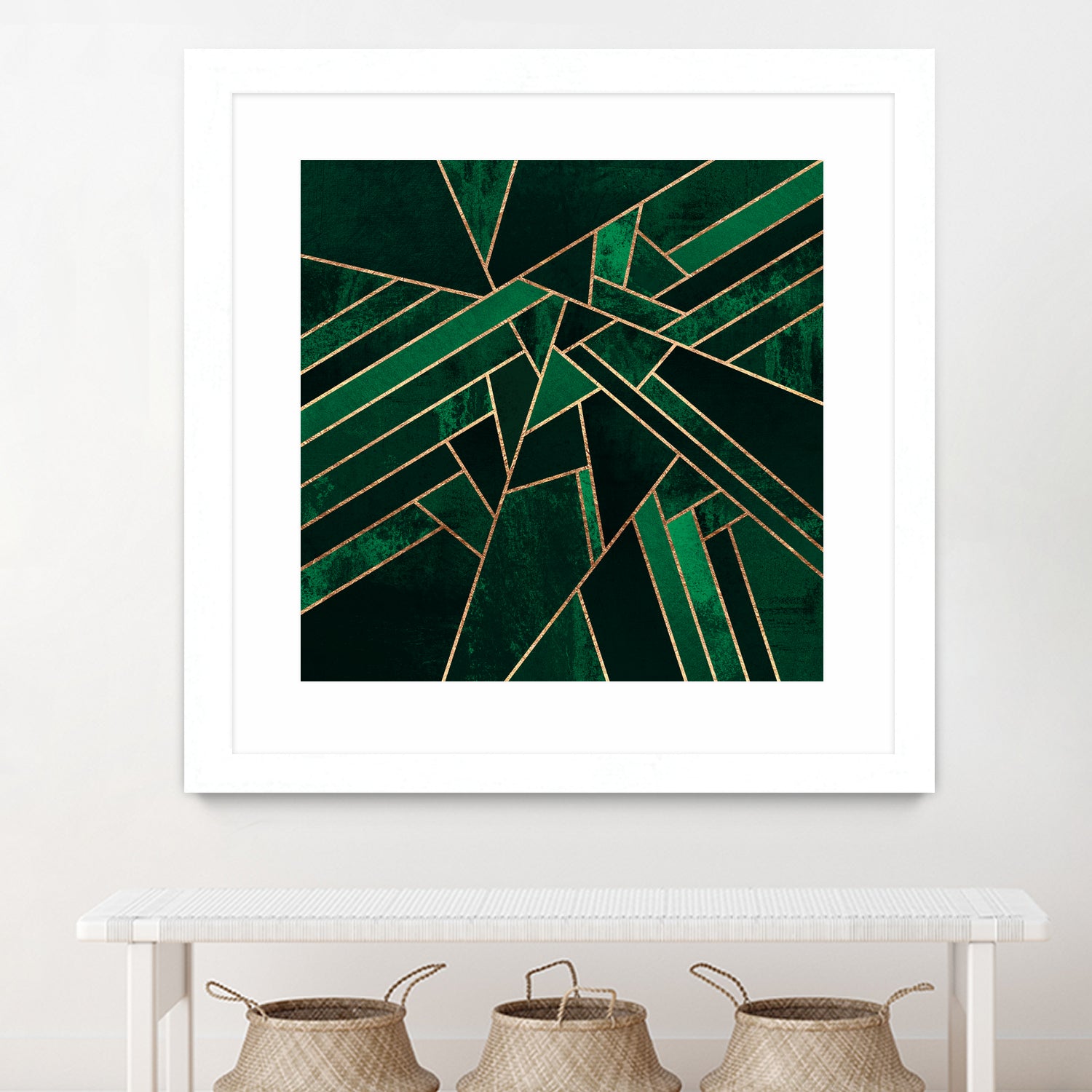 Emerald Night by Elisabeth Fredriksson on GIANT ART - green digital painting