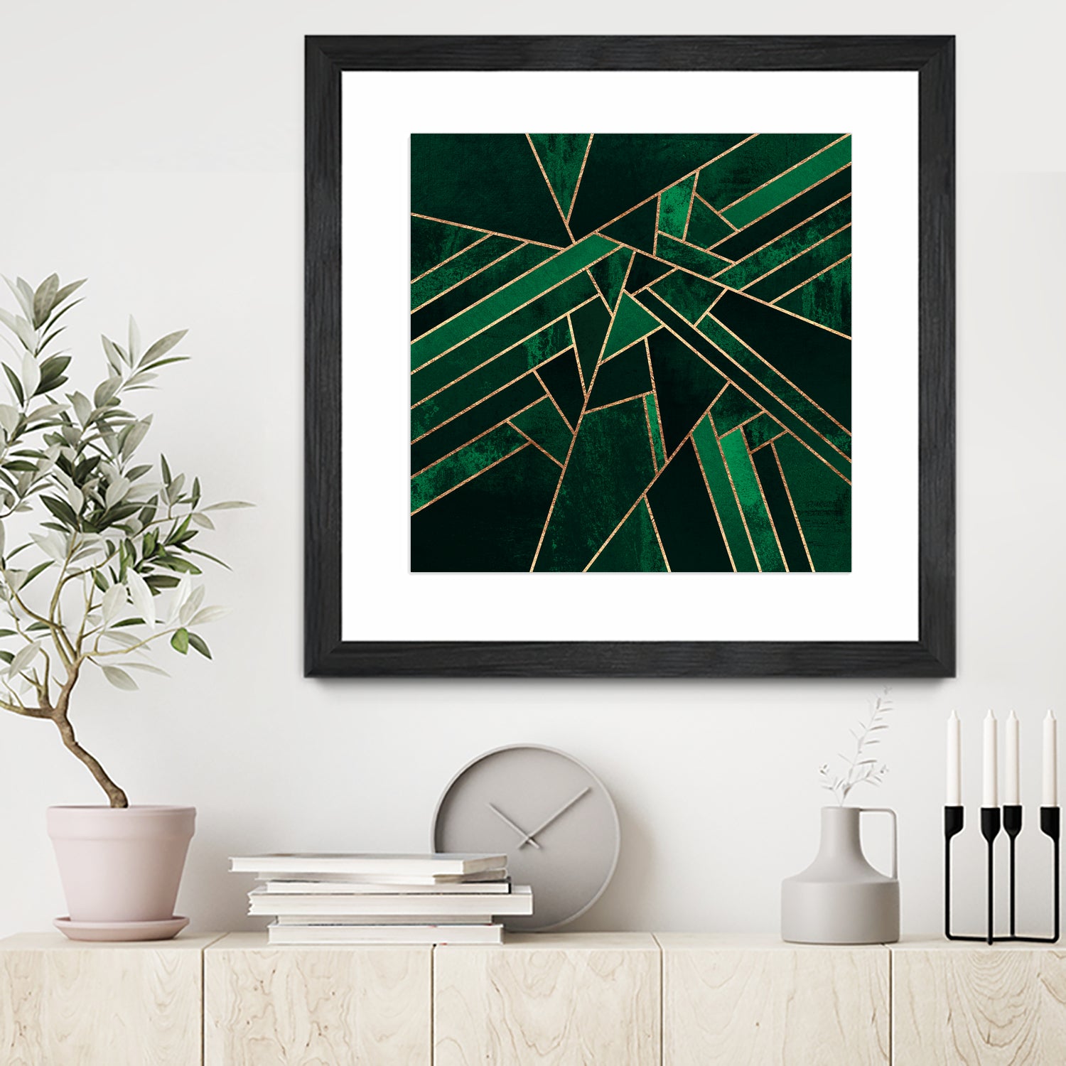 Emerald Night by Elisabeth Fredriksson on GIANT ART - green digital painting