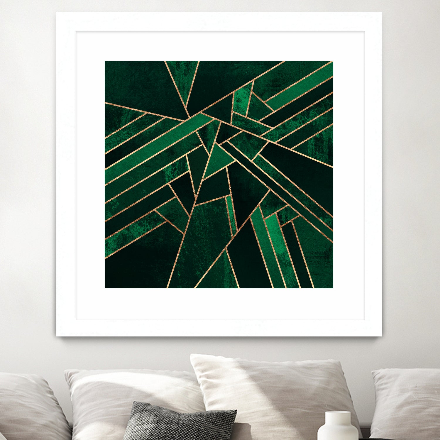 Emerald Night by Elisabeth Fredriksson on GIANT ART - green digital painting