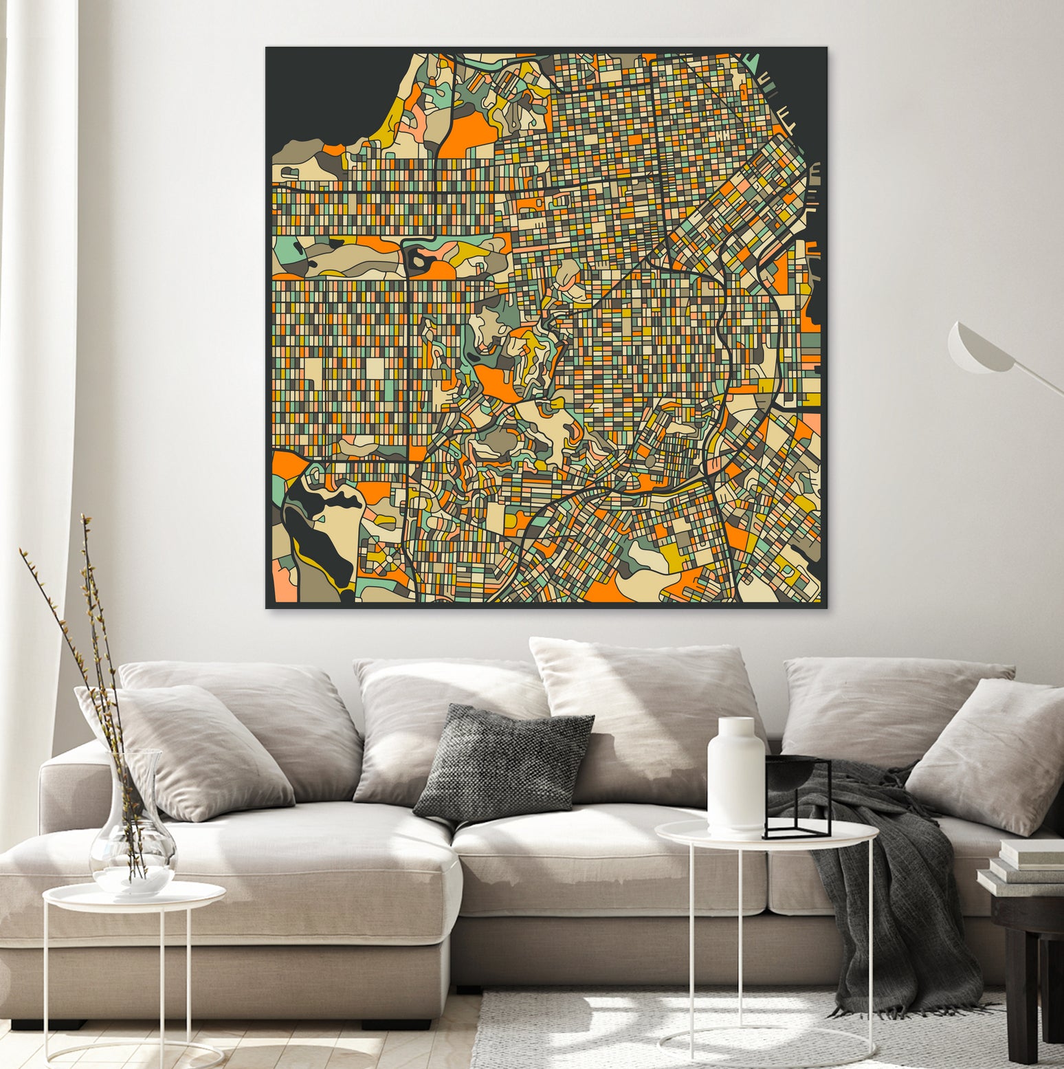 San Francisco by Jazzberry Blue on GIANT ART - black vector illustration