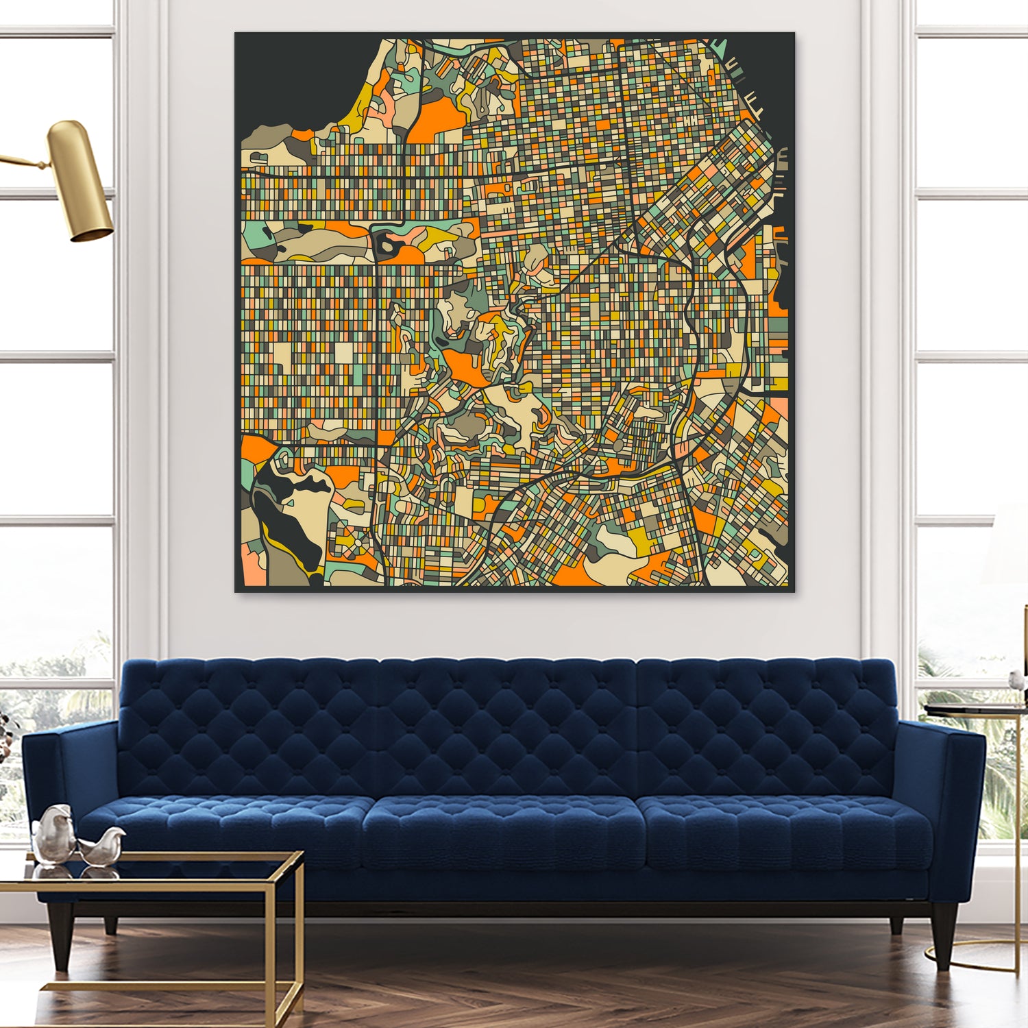 San Francisco by Jazzberry Blue on GIANT ART - black vector illustration