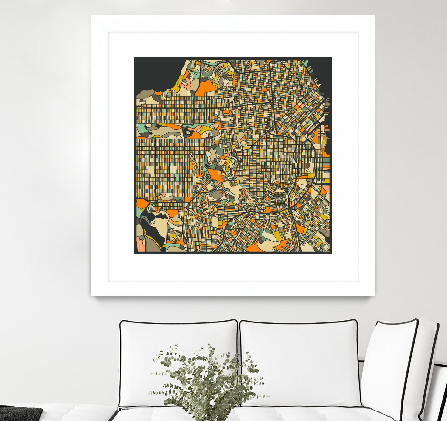 San Francisco by Jazzberry Blue on GIANT ART - black vector illustration