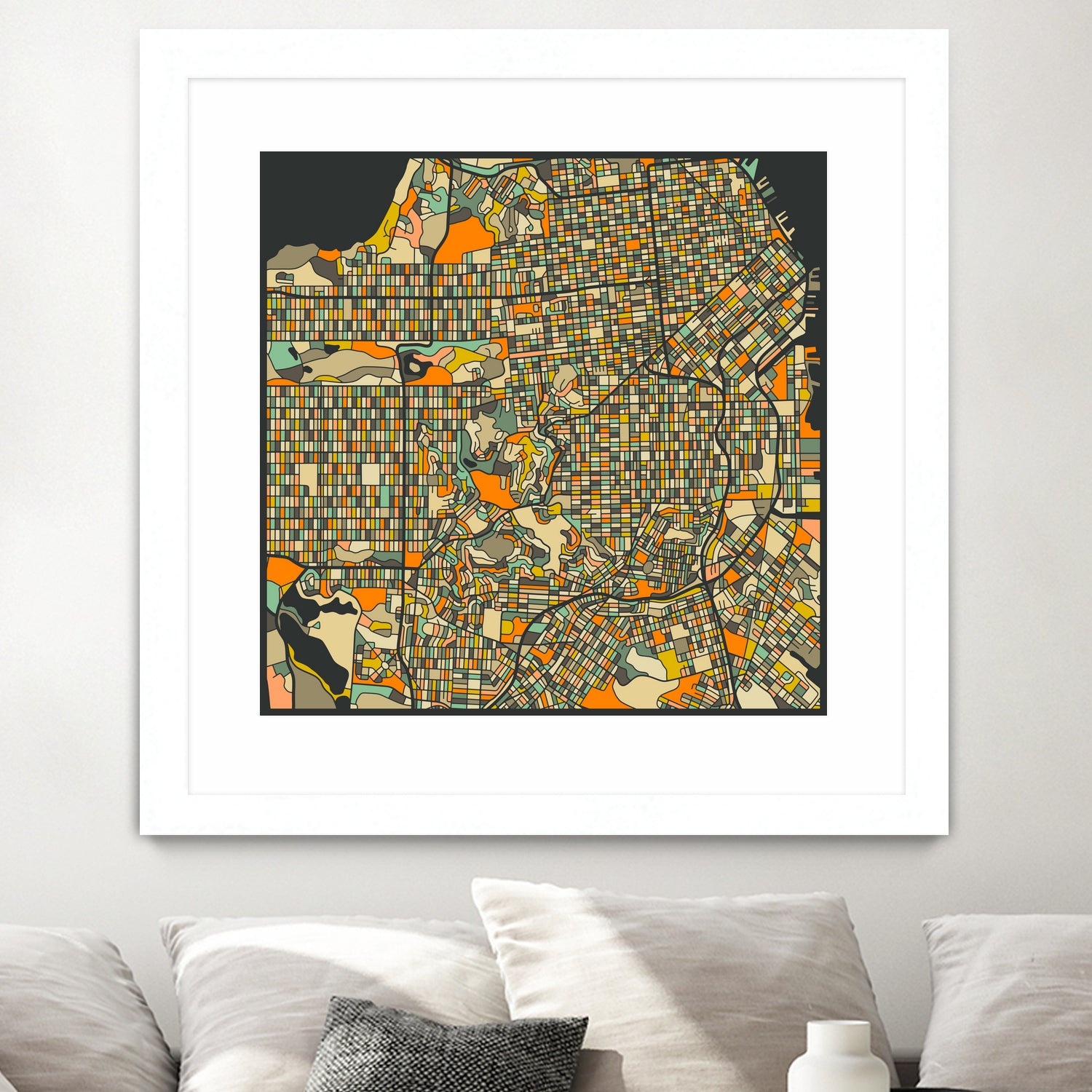 San Francisco by Jazzberry Blue on GIANT ART - black vector illustration