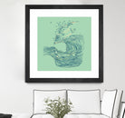 Ocean Breath by ChalermPhol Harnchakkham on GIANT ART - blue digital drawing