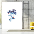 The last apple tree by Robert Farkas on GIANT ART - blue digital painting