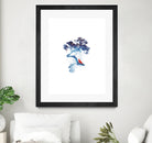 The last apple tree by Robert Farkas on GIANT ART - blue digital painting