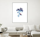 The last apple tree by Robert Farkas on GIANT ART - blue digital painting