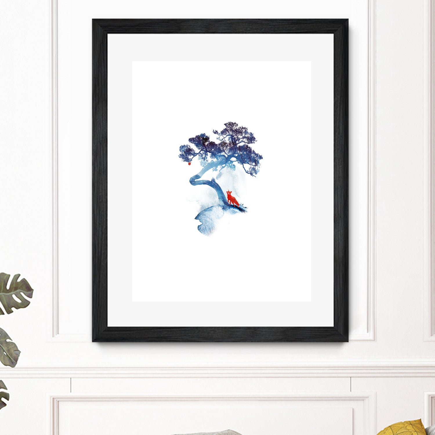 The last apple tree by Robert Farkas on GIANT ART - blue digital painting