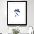 The last apple tree by Robert Farkas on GIANT ART - blue digital painting