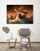 Color of the wind by Cyril Rolando on GIANT ART - orange digital painting