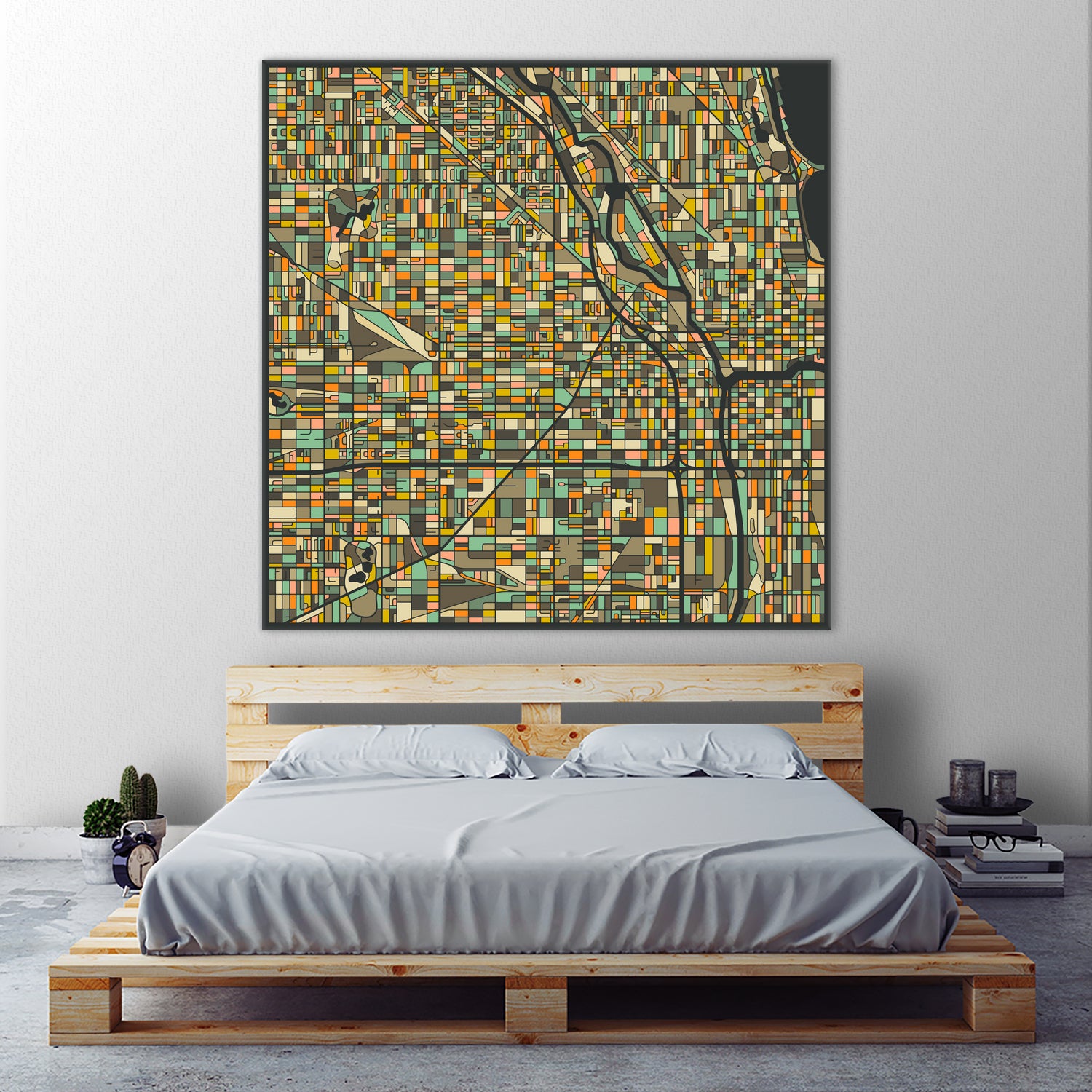 Chicago by Jazzberry Blue on GIANT ART - black vector illustration