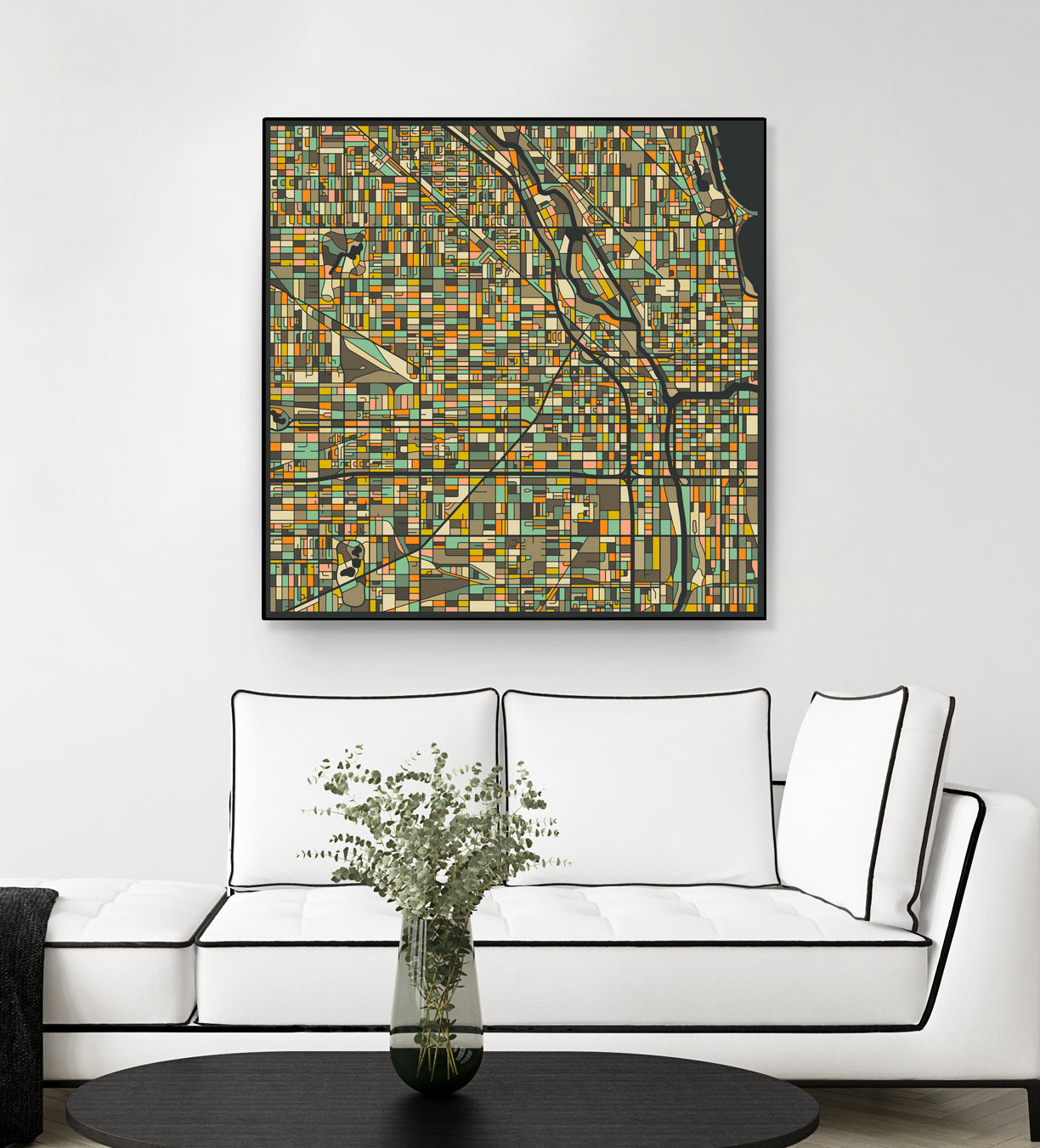 Chicago by Jazzberry Blue on GIANT ART - black vector illustration