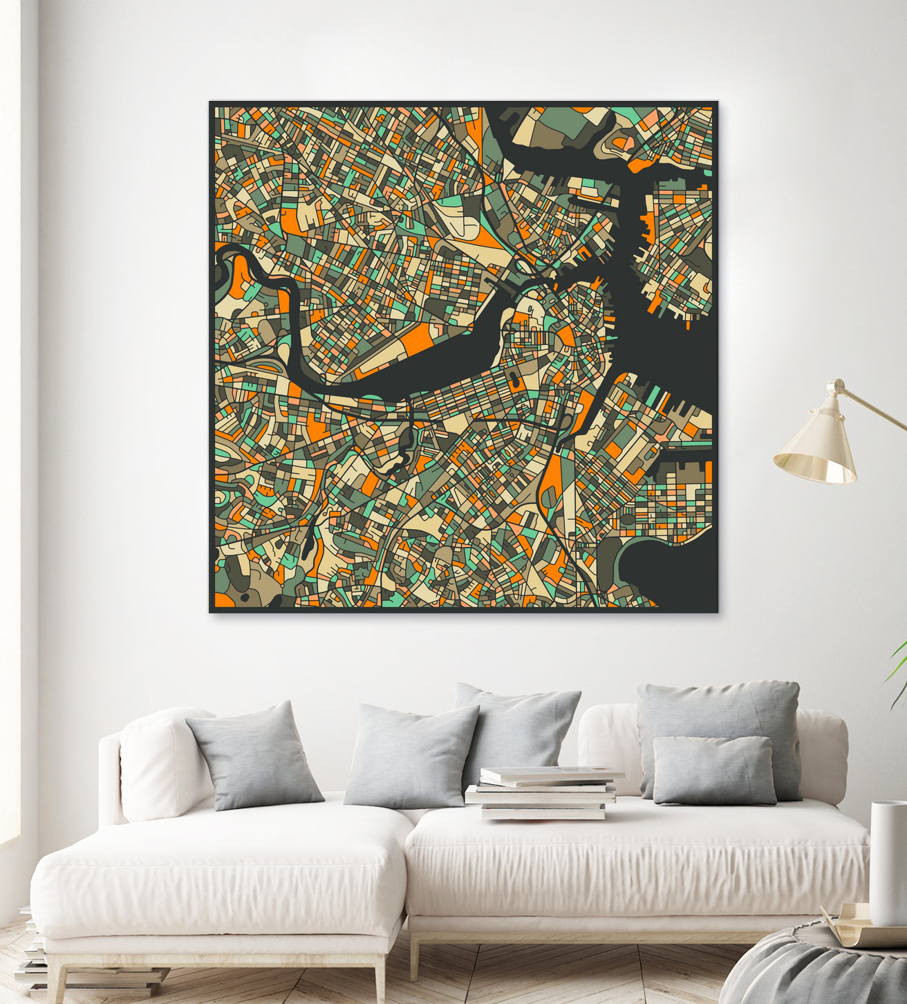 Boston by Jazzberry Blue on GIANT ART - black vector illustration