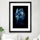 Winter wolf by Robert Farkas on GIANT ART - blue digital painting