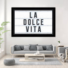 La Dolce Vita by Art Frankenberg on GIANT ART - white typography