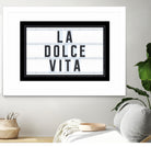 La Dolce Vita by Art Frankenberg on GIANT ART - white typography