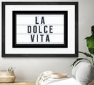 La Dolce Vita by Art Frankenberg on GIANT ART - white typography