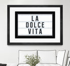 La Dolce Vita by Art Frankenberg on GIANT ART - white typography