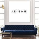 Less is more - White by Dominique Van Roey on GIANT ART - white typography