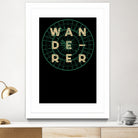 Wanderer by Magdalena Mikos on GIANT ART - white typography