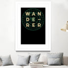 Wanderer by Magdalena Mikos on GIANT ART - white typography