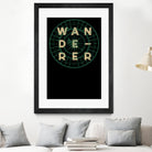 Wanderer by Magdalena Mikos on GIANT ART - white typography