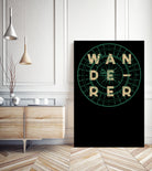 Wanderer by Magdalena Mikos on GIANT ART - white typography