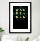 Wanderer by Magdalena Mikos on GIANT ART - white typography