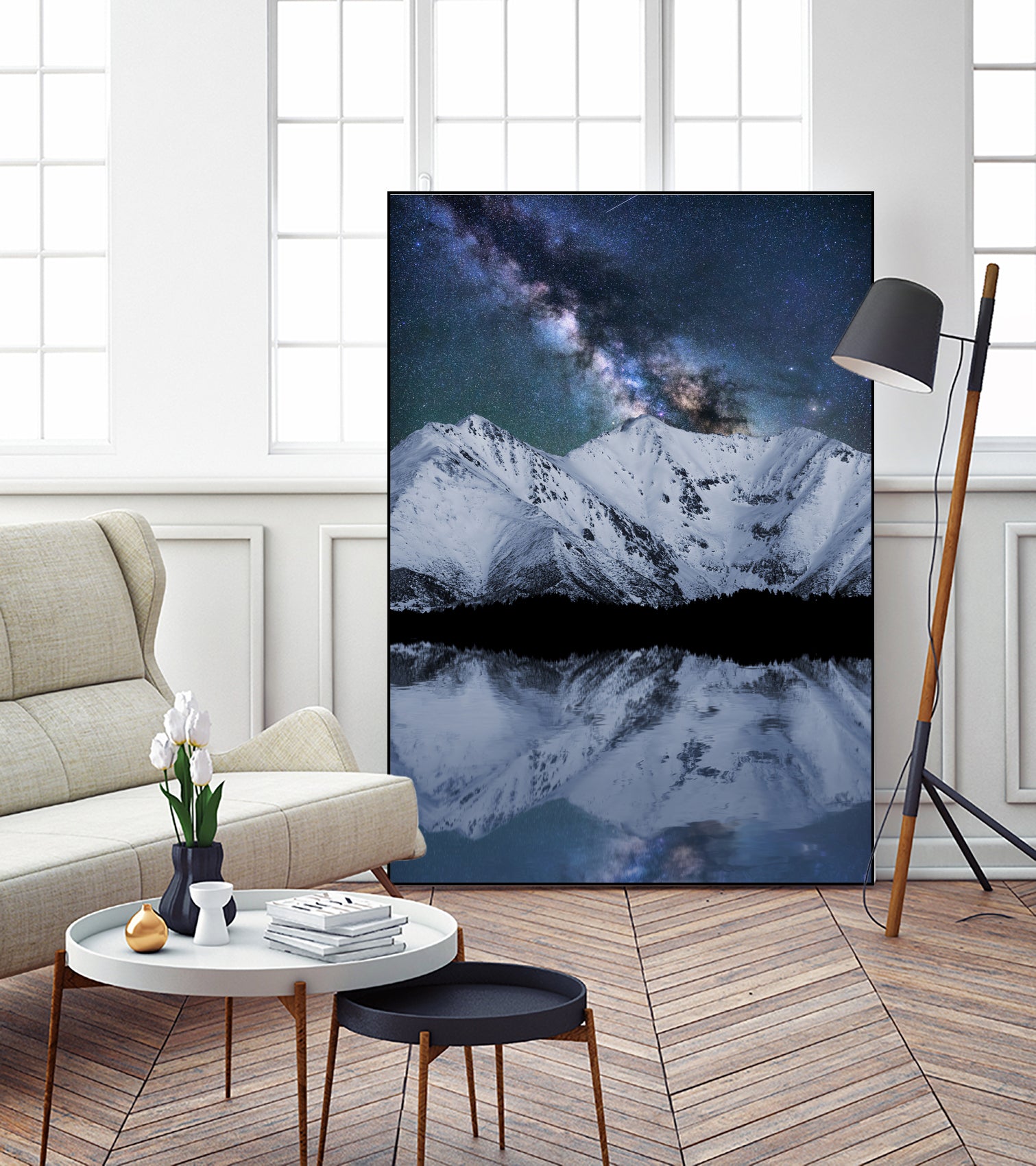 Milky Way by Juraj Chrastina on GIANT ART - blue digital painting