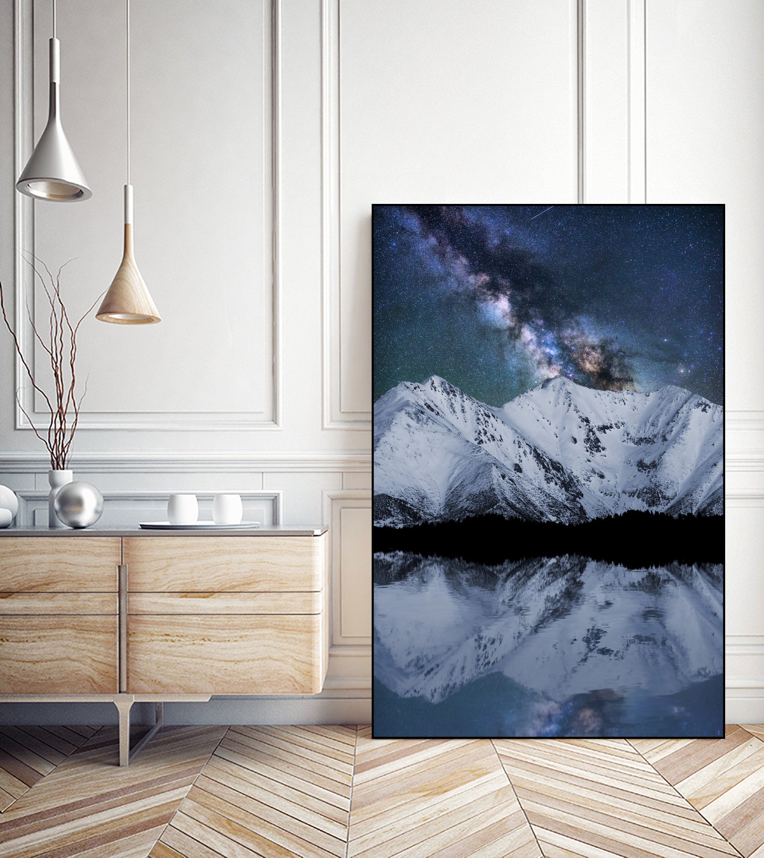 Milky Way by Juraj Chrastina on GIANT ART - blue digital painting