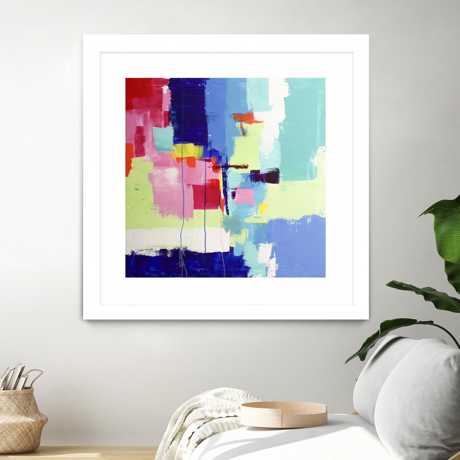 The Colors Life II by Fran Rosado on GIANT ART - white mixed media