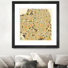 San Francisco map by Jazzberry Blue on GIANT ART - pink vector illustration