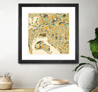 San Diego Map by Jazzberry Blue on GIANT ART - orange vector illustration