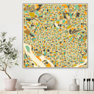 Washington DC by Jazzberry Blue on GIANT ART - orange vector illustration