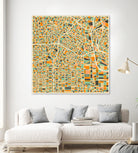 Los Angeles by Jazzberry Blue on GIANT ART - orange vector illustration