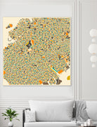 Brooklyn by Jazzberry Blue on GIANT ART - orange vector illustration